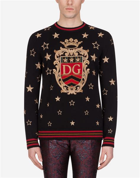 dolce gabbana fox sweater|dolce and gabbana cashmere sweater.